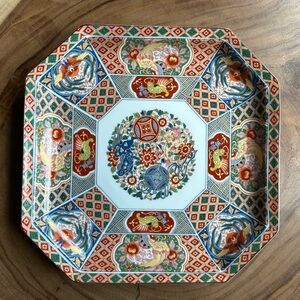 Beautiful Japanese Ceramic Dish Toyo Nishiki Imari